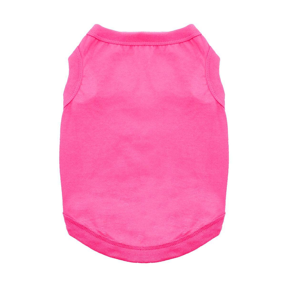 Pink dog shirt on a white background