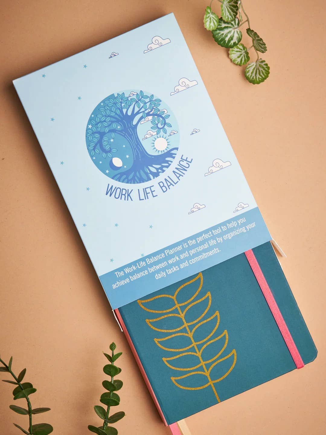 8.25 x 5.70in - A5 Hard Bound - Work Life balance Planner
