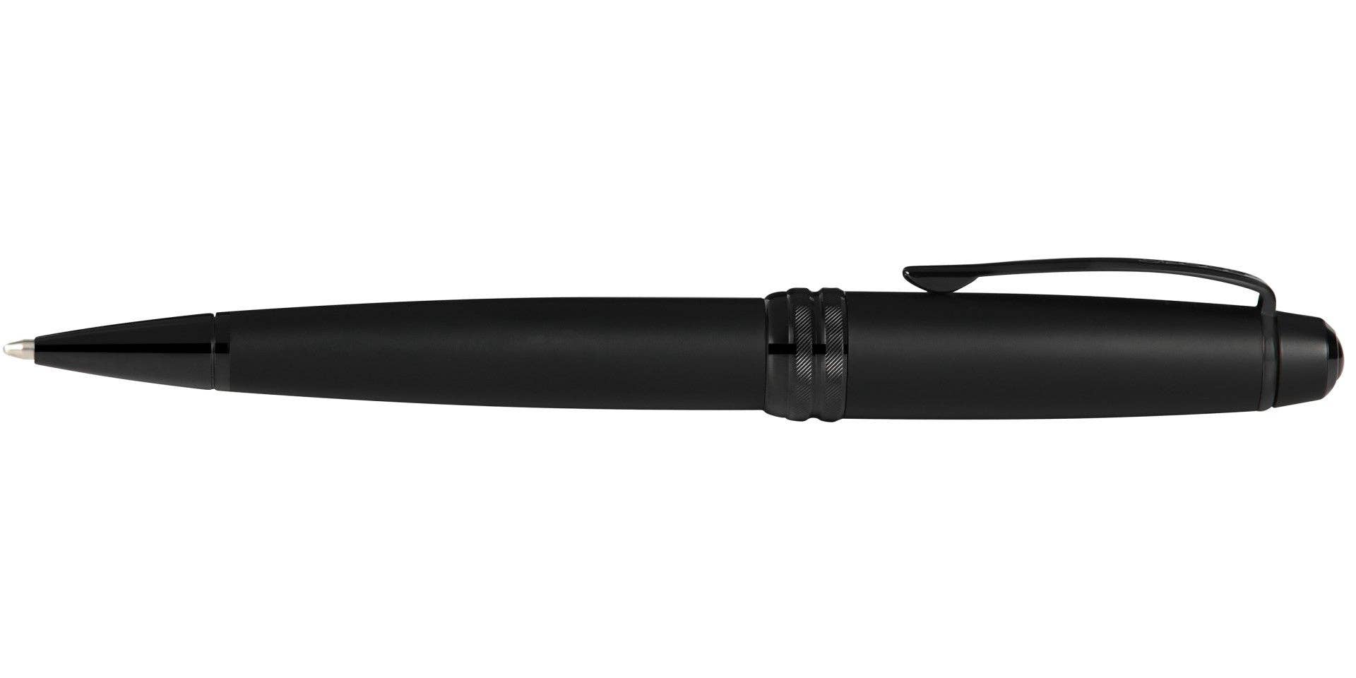 Bailey™ Matte Black Lacquer Ballpoint Pen - Customizable