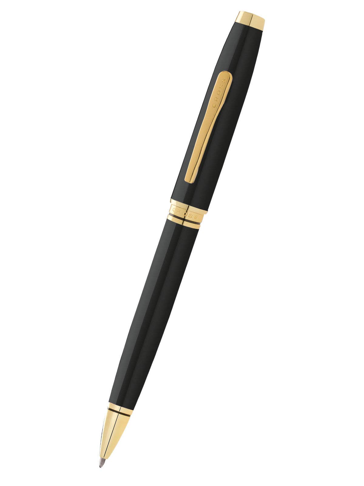 Coventry Black Lacquer with Gold-Tone Ballpoint Cross Pen