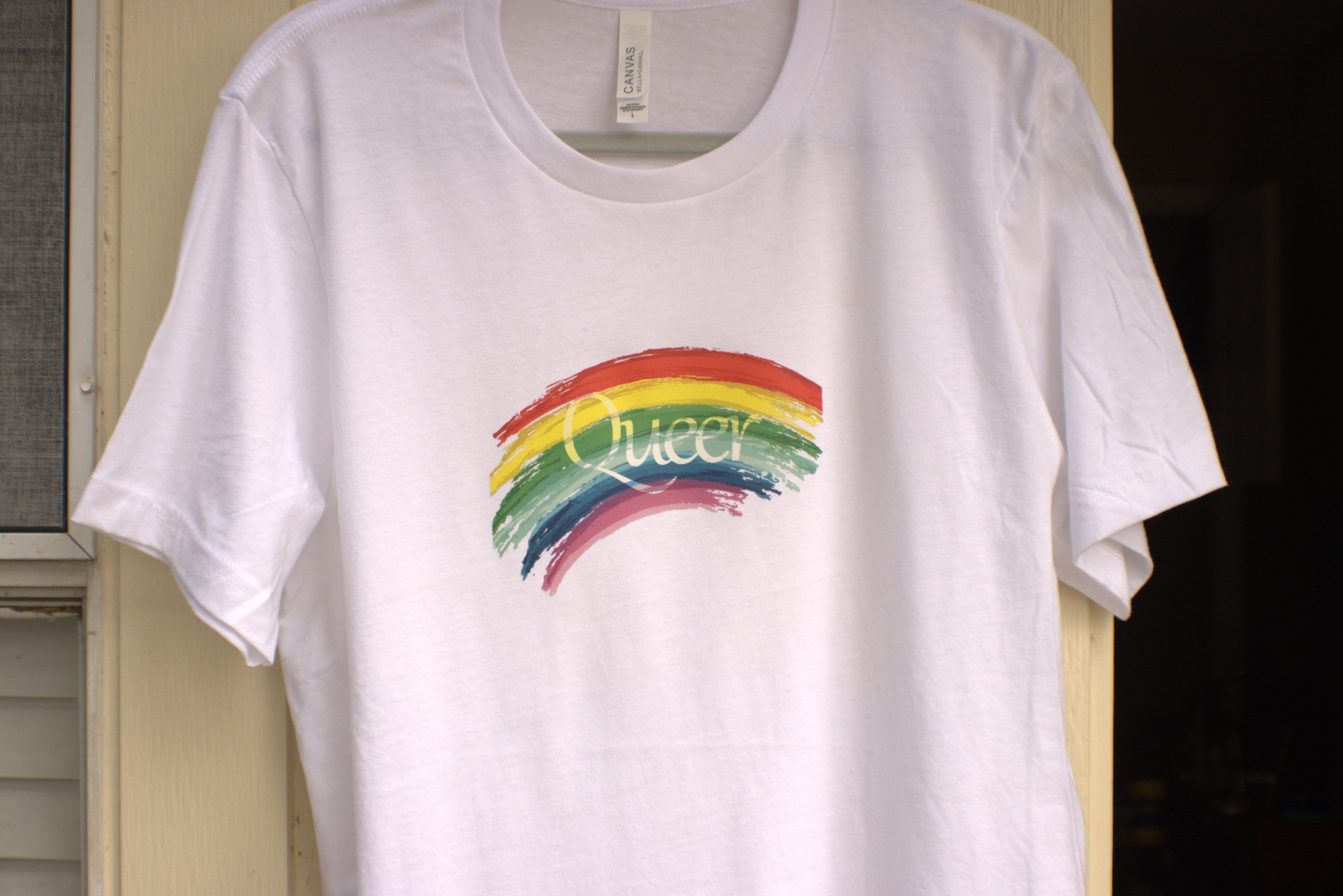 Diseño de camiseta personalizado DTF Arcoíris Queer